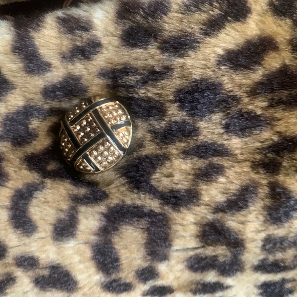 Dennis Basso vintage faux fur leopard print jacket - Picture 6 of 7